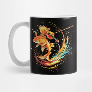 Goldfish Playing Violin Mug